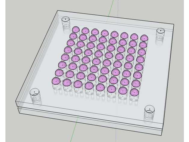 led3mmplate Led 3D print model - Mito3D