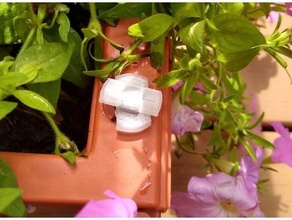 andorinha sacada caixa substituição flores plantador 3d print model - Mito3D