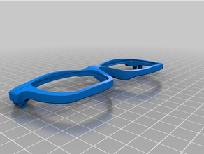 Gözlük Lentes kırık 3d print model - Mito3D
