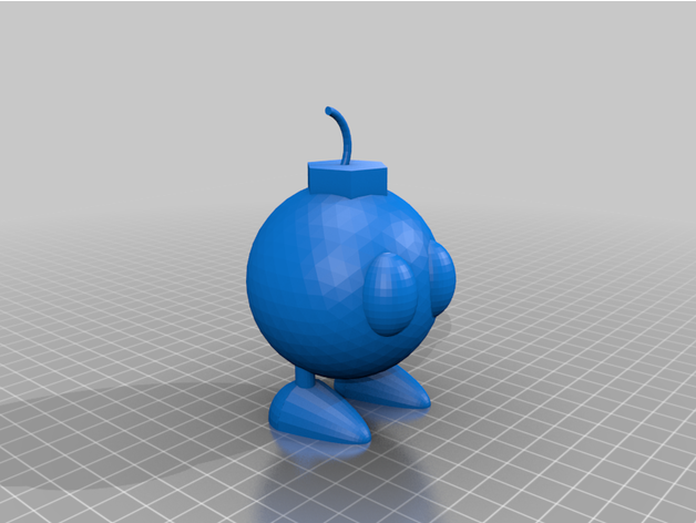 bob omb marca 2 3D print model - Mito3D