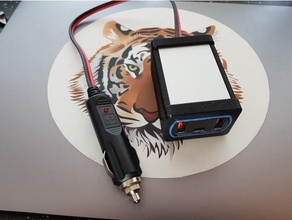 car charger case upgrade 3d print model - Mito3D