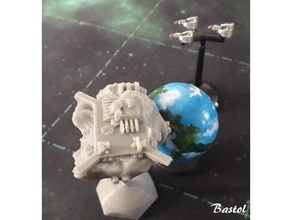 flota comandante base avanc batalla gótico astronave guerra Galaxias estrella guerras 3d print model - Mito3D