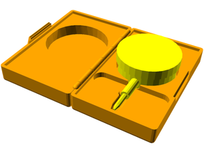 casebuilderlib Box Fall Mantel konfigurierbar Scharnier verriegeln Bibliothek openscad schützend 3d print model - Mito3D