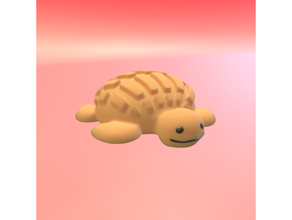 concha tortuga tartaruga shell bread adorável pão fofa pastelaria Concha simples 3d print model - Mito3D
