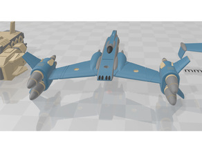 starfighter faf-14 hellion 3d print model - Mito3D