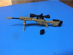 10th Rahmen Scharfschütze Gewehr Replik Waffen Spielzeuge 3d print model - Mito3D