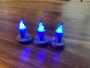 will o' wisp dnd donjons dragons LED miniature 3d print model - Mito3D