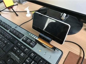 téléphone supporter clavier 3d print model - Mito3D
