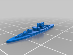 hms guerre 03 16000 historique Jutland Royal marine bataille ww1 ww2 3d print model - Mito3D