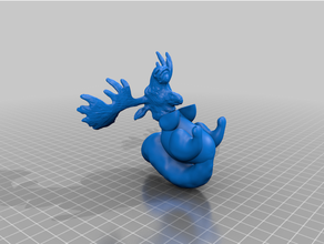 sqroose moose squirrel 3d print model - Mito3D