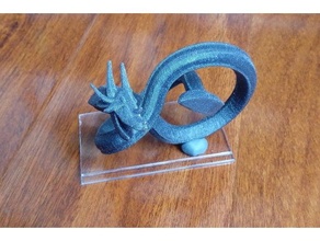 torus nœud dragon customzier math mathématiques art 3d print model - Mito3D