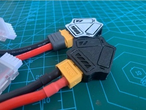 xt60 battery cap charge indicators 3d print model - Mito3D