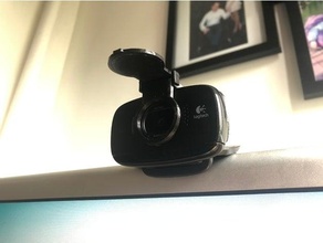 Logitech c525 web camera privacidade cobrir bainha hd Webcam 3d print model - Mito3D