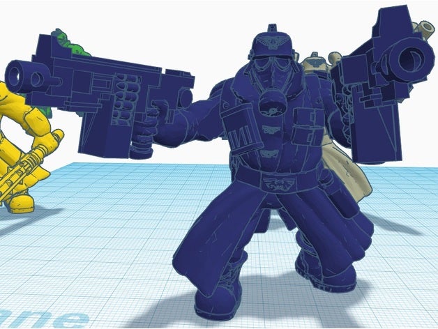 krieg ogre bigger guns 3D print model - Mito3D