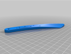 etiketli tereyağı bıçağı Tereyağı dulce reçel 3d print model - Mito3D