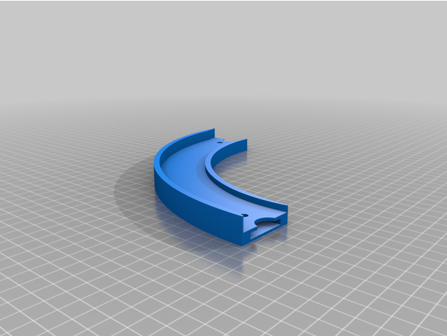 ruedas calientes curva rueda caliente pista 3D print model - Mito3D