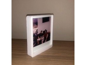 Polaroid çift taraflı çerçeve anında film resim 3d print model - Mito3D
