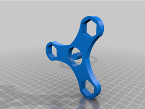 spiner personalizable fidget 3d print model - Mito3D
