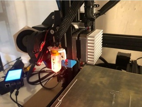 al bmg air extruder mount bltouch trianglelab 3d print model - Mito3D