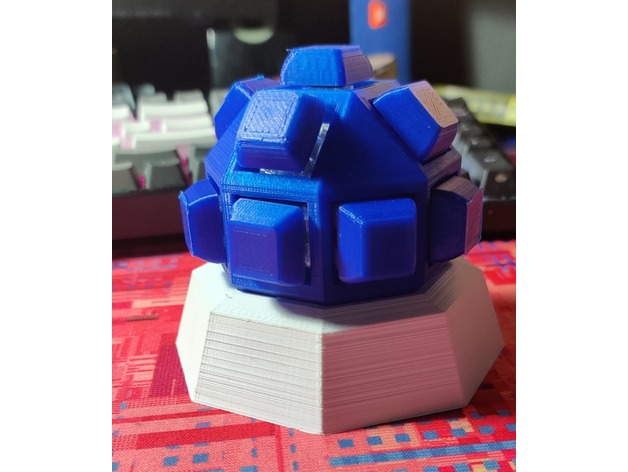 mx fidget cube remix cherry toy 3D print model - Mito3D