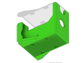 mgn cubo semplificato dual soffiatore branchia vulcano hotend blv 3d print model - Mito3D