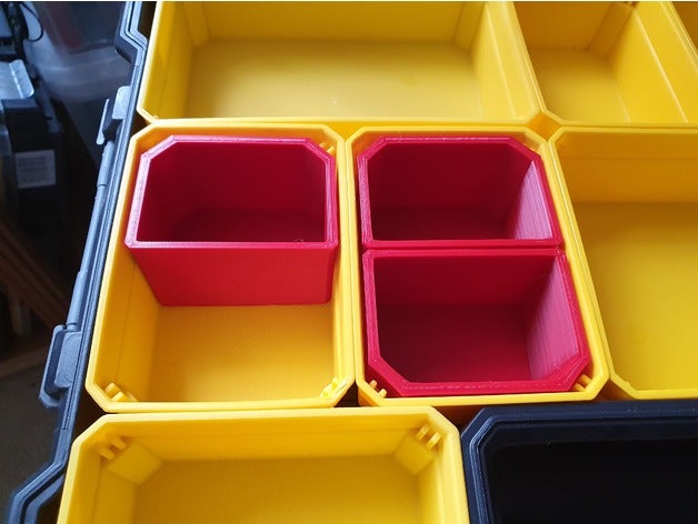 stanley fatmax shallow slim organizer box bin organiser tray 3D print model - Mito3D