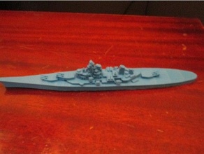 Iowa classe bataille navale golfe guerre coréen us marine vietnam 2 3d print model - Mito3D