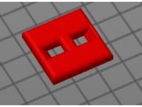 adesivo cavo clip titolare supporto gestione 3d print model - Mito3D