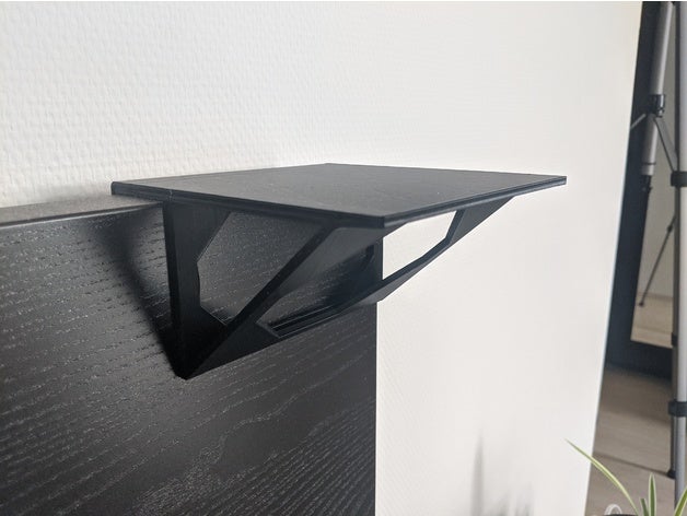 ikea malm bed head shelf 3D print model - Mito3D
