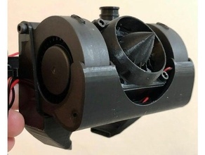héros 5 ventilateur rangé double 5015 poids léger 3d print model - Mito3D