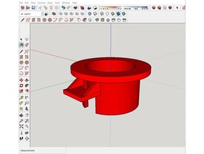 esplosione cancello vac tubo flessibile adattatore 3d print model - Mito3D