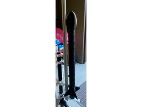 54mm arliss lite s4 payload rocket amateur rocketry model 3d print model - Mito3D