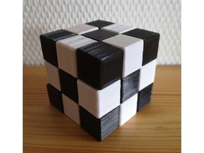 rubber cube puzzle - rfelr tsel 3d cool game play 3d print model - Mito3D
