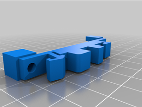 din Demiryolu klips 35mm Adafruit Perma proto dfrobot lcd binmek röle yazı tahtası 3d print model - Mito3D