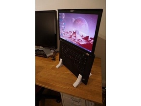 laptop stand version 2 3d print model - Mito3D