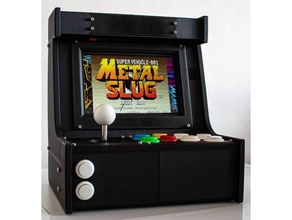 8 pró tampo mesa videogames botão gabinete controle video game bastão dell tábua 3d print model - Mito3D