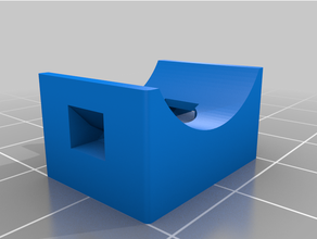 parametric pipe wall mount ziptie 3d print model - Mito3D