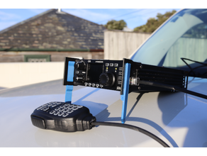 xg90 agrafe supporter portable jambon radio xiegu g90 3d print model - Mito3D