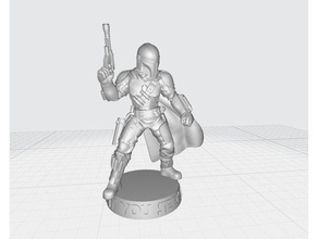 Mandalorianer Base 3d print model - Mito3D