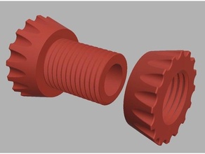 filament spool holder lk4 pro u30 alfawise longer 3d print model - Mito3D