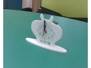 totoro orologio damyang 3d print model - Mito3D