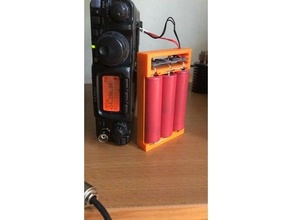 ft-817 battery holder bms amateur radio ft817 ham yaesu-ft817 3d print model - Mito3D