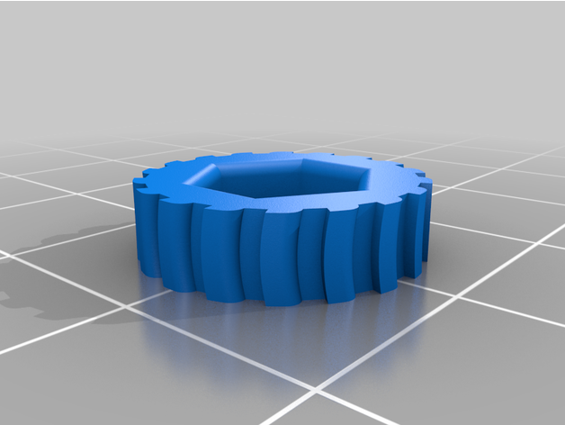 tuerca hilandero conector sma 3D print model - Mito3D