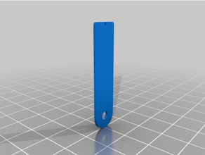 thickness swatch text notches 3d print model - Mito3D