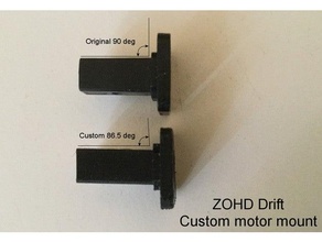 zohd dérive Douane moteur monter 3d print model - Mito3D