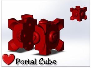 portal küp 3d print model - Mito3D