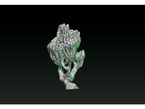 xeno botánica conjunto mesa juegos extraterrestre hongos plantas dispersión terreno warhammer40k xenos 3d print model - Mito3D