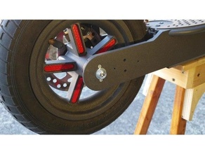 posteriore ruota decorazione riflettori m365 xiaomi 3d print model - Mito3D