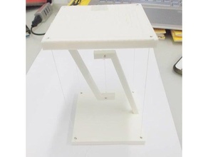 tensegridade impossível flutuando tabela 3d print model - Mito3D