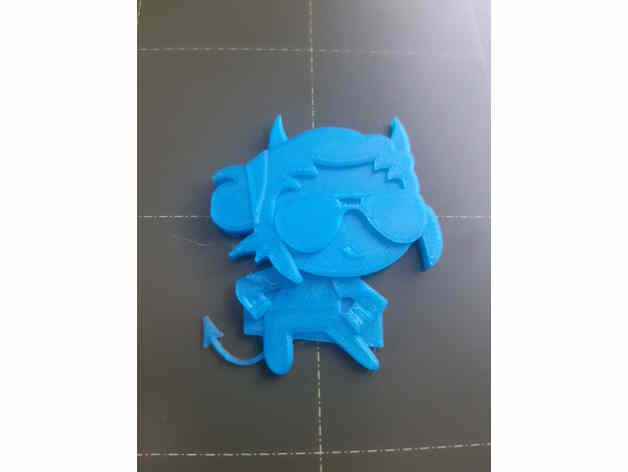 justice helltaker 3D print model - Mito3D